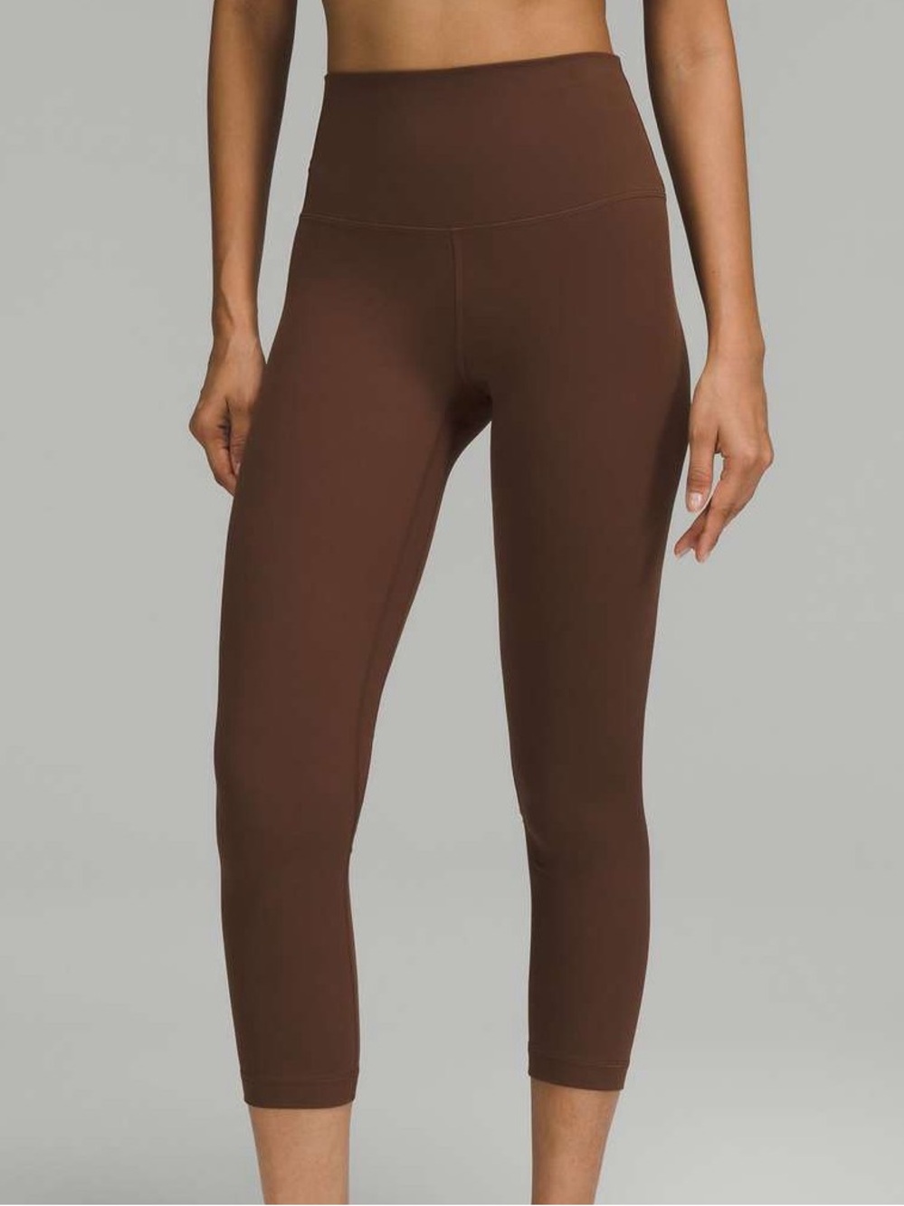 Lululemon Align High-Rise Crop 23” Leggings Java Brown Size 10